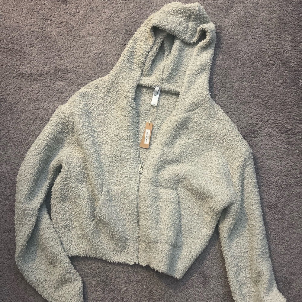 Skims teddy bear zip up